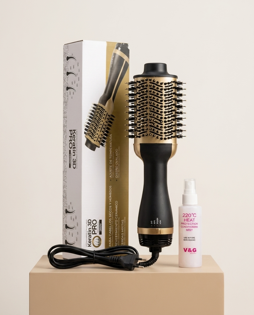 Keratin 3D Pro-2000W One Step Dryer & Styler