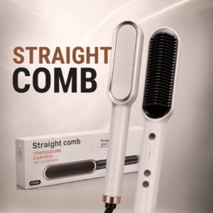 Hair straightening comb